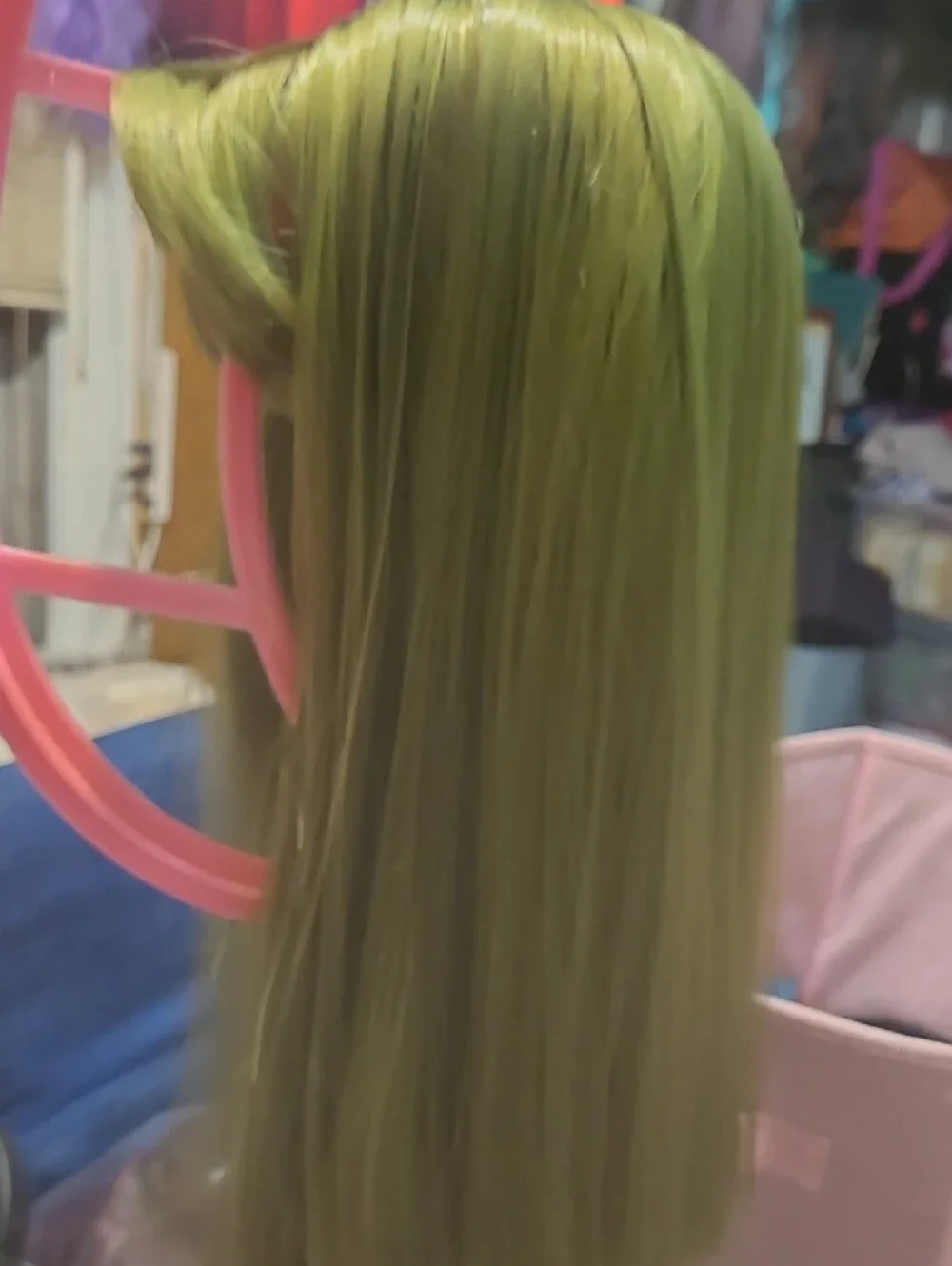 Green Straight Women's Wig - Brand